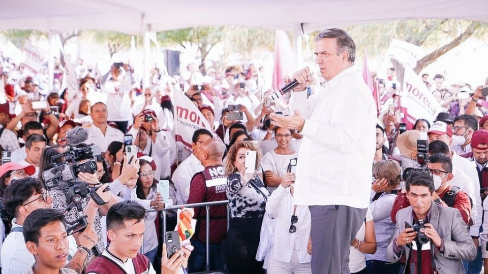 Durante un evento de campaña de Nora Ruvalcaba