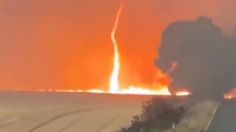 Video | Incendios en Chile: captan la impresionante formación de un remolino de fuego