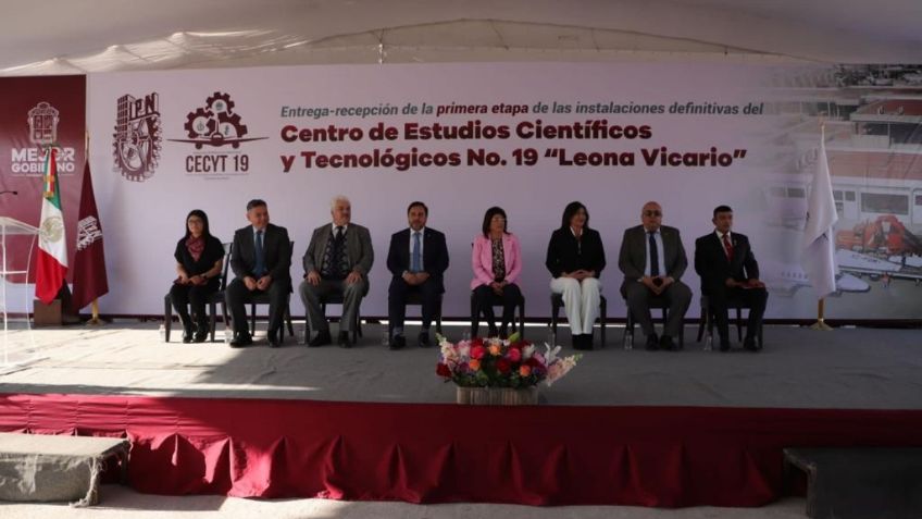 En Tecámac entregan primera etapa de la vocacional 19 del IPN