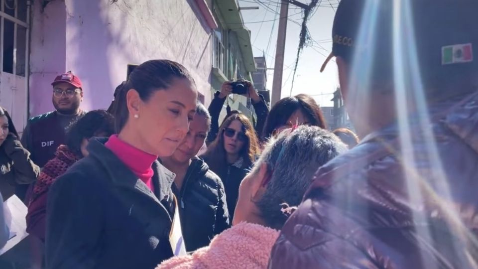 Claudia Sheinbaum visitó la alcaldía Venustiano Carranza