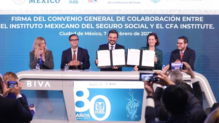 IMSS y CFA Institute firman convenio para certificación y capacitación profesional en materia financiera