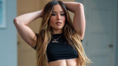 Valerie Loureda presume sus abdominales con mini top y atrevida ideal para San Valentín