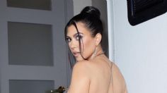 Kourtney Kardashian se suma a la tendencia de los microbikinis neón