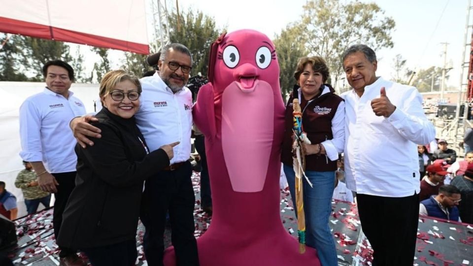 'Estoy convencido de que la maestra, encabezará ese cambio que anhelan los mexiquenses”, dijo Higinio Martínez