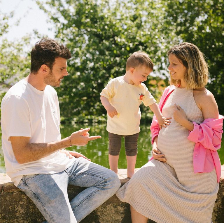 Nuria Tomás y familia 