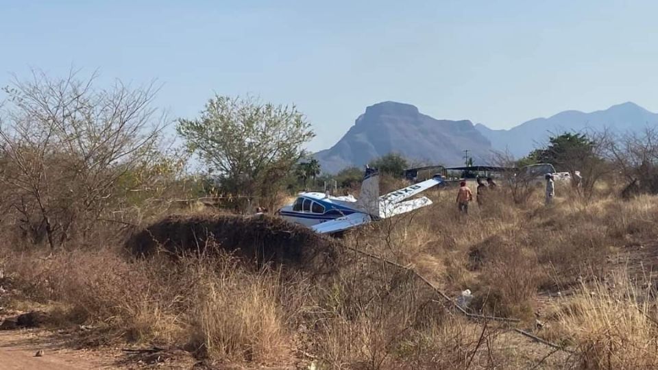 La aeronave tipo Cesna, con matrícula XE-NEB, se salió de la pista cuando intentaba despegar