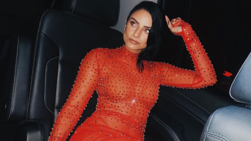 Aislinn Derbez sorprende a sus fans con un arriesgado vestido con trasparencias