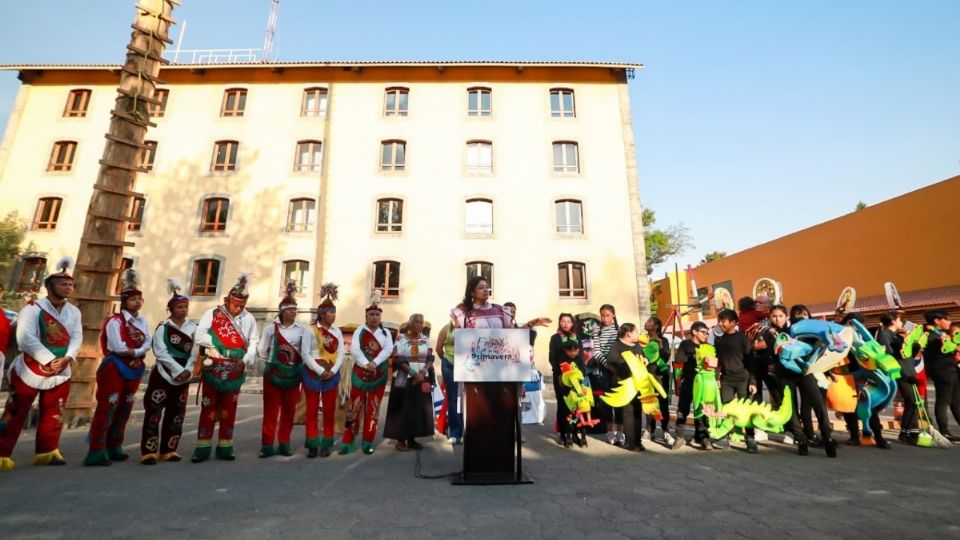 “Celebramos la alegría de compartir a quienes nos han enseñado el respeto a la tierra', sostuvo la secretaria de Cultura Alejandra Frausto