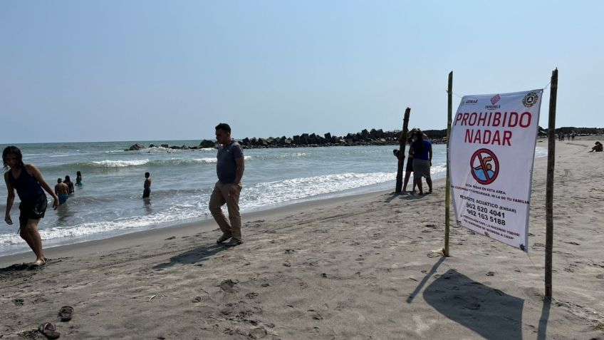 Chiapas: activan alerta preventiva por presencia de tiburones en las playas de Tapachula