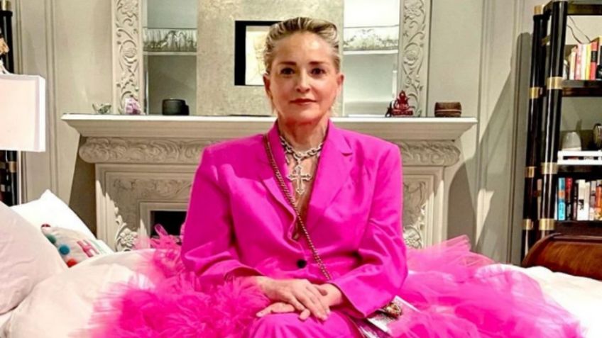 Sharon Stone celebra su cumpleaños con ¿botox en los labios?, desconcierta a sus fans