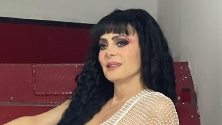 Maribel Guardia voló la red con ajustado corsé