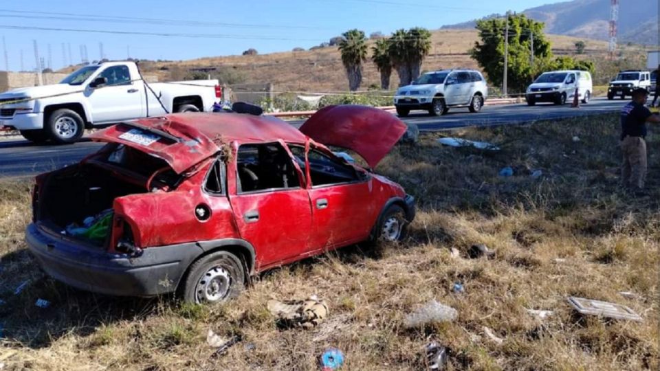 El accidente ocurrió en el kilómetro 18.