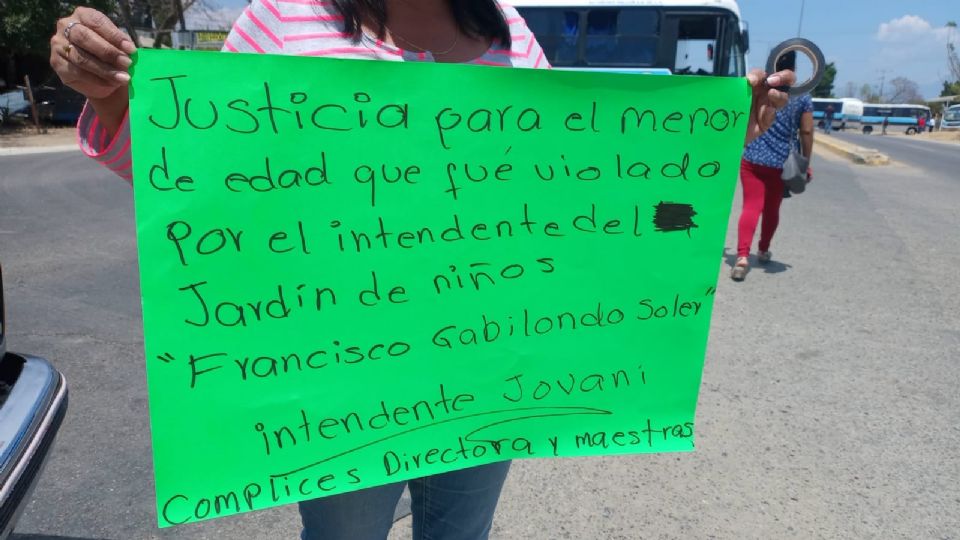 Piden justicia para el menor de edad.