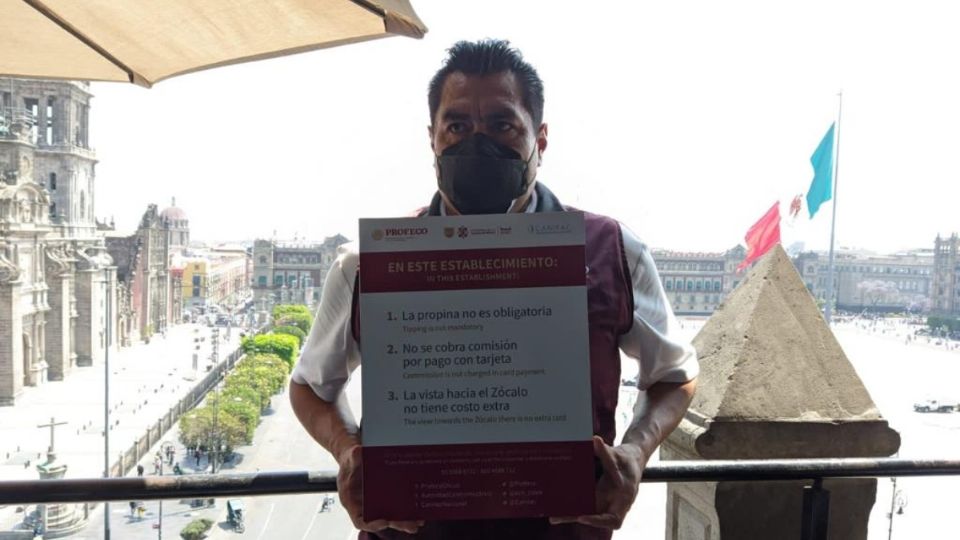 Desde el 26 de octubre, cuando se detectaron en redes sociales denuncias por cobros excesivos en las llamadas terrazas del Zócalo capitalino, se han recorrido 25 terrazas