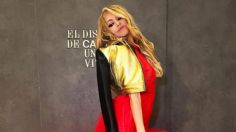 FOTOS: Paulina Rubio rejuvenece con impresionante vestido rojo