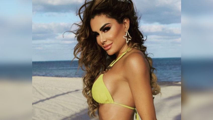 Ninel Conde presume abdomen de acero con ajustado look sport