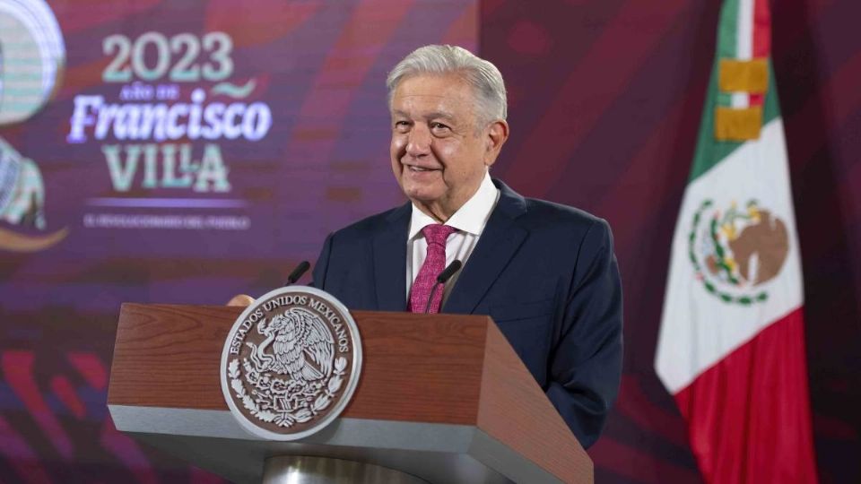 AMLO en la Mañanera.