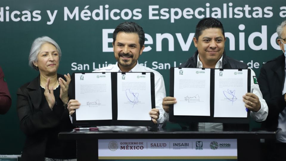 Autoridades federales y estatales firmaron el segundo convenio de acciones generales del IMSS-Bienestar