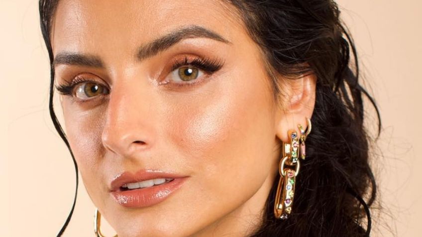 Desde la playa, Aislinn Derbez elevó la temperatura con coqueta bikini roja