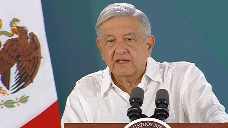 AMLO durante la conferencia de este viernes.