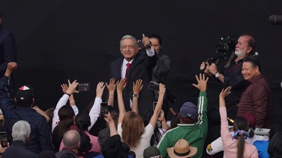 AMLO defendió la soberanía nacional durante su discurso.