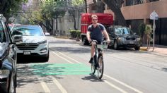 Ciclistas y vecinos apoyan carril para bicicletas en la Escandón