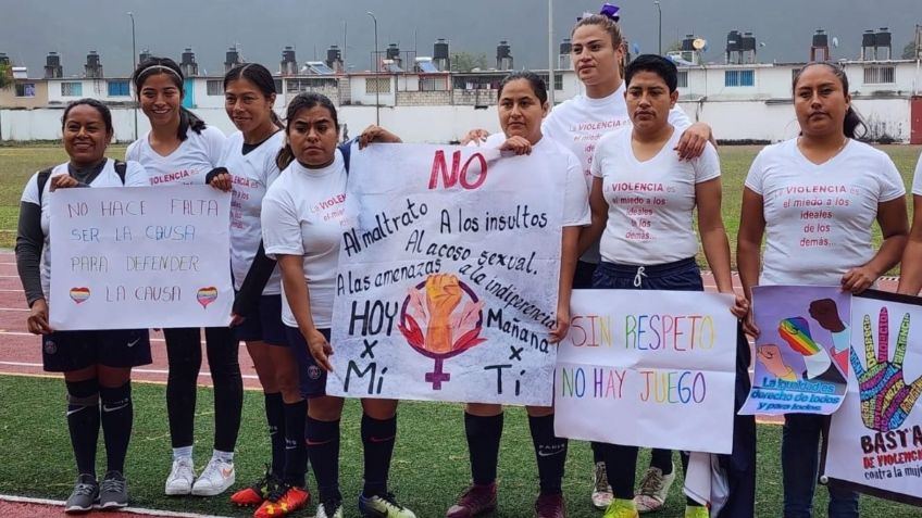 Veracruz: protestan por violencia de género en Liga Orizabeña de Fútbol