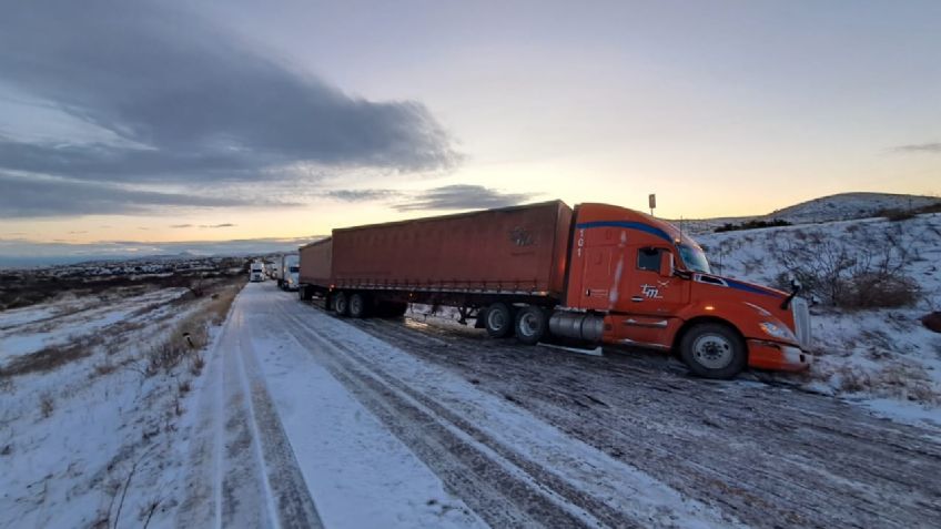 Frente Frío 37: Sonora se tiñe de blanco por la caída de nieve