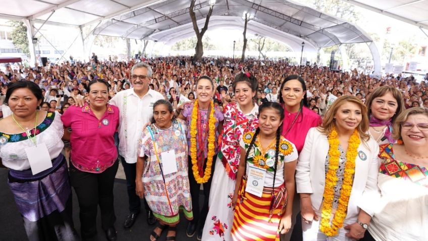 Claudia Sheinbaum y Ariadna Montiel reconocen labor de mujeres agricultoras