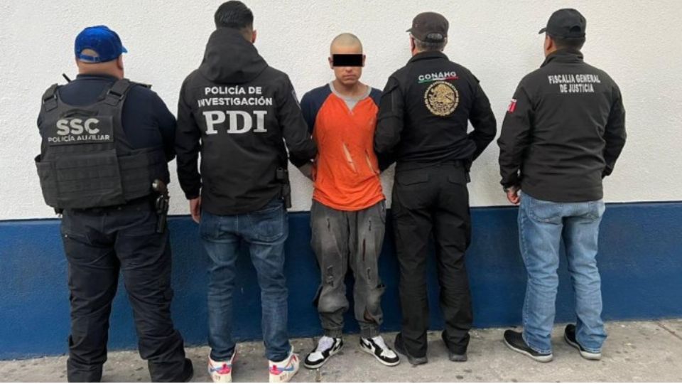 El presunto responsable fue detenido en la alcaldía Xochimilco.