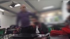 VIDEO | Profesor de CBTis en Hidalgo reta y amenaza a golpes a un estudiante