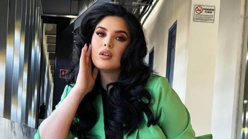 Curvy Zelma presume su belleza en arriesgado top de escotes