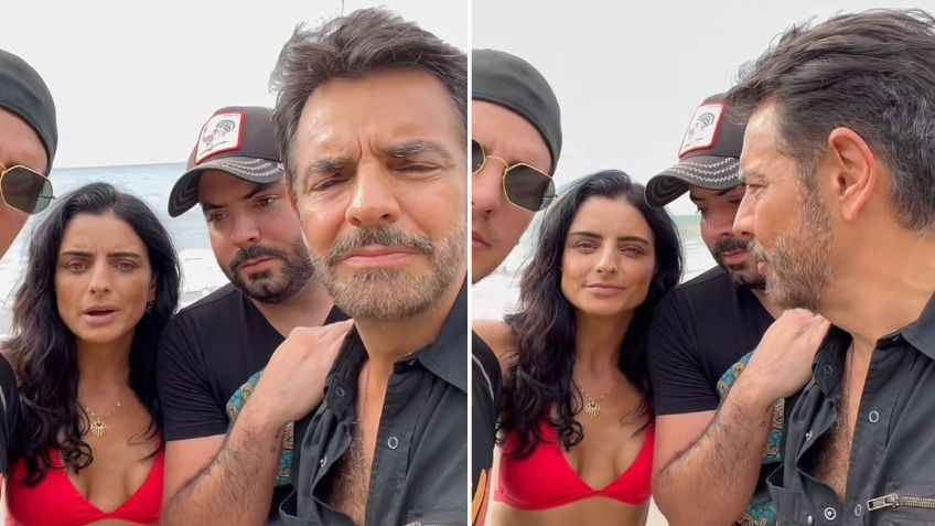 Eugenio Derbez regaña a su hija Aislinn por lucirse en entallado bikini rojo: “¿Por qué enseñas tanto?”