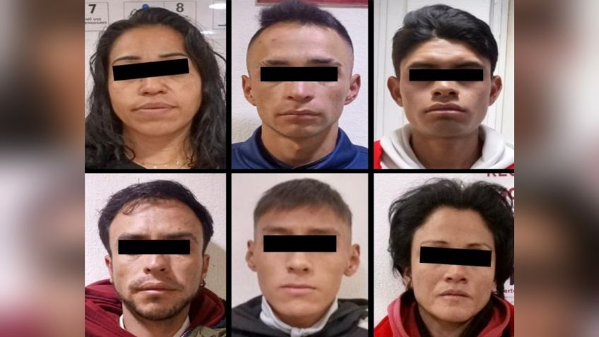 Edomex: caen seis presuntos narcotraficantes, les confiscan drogas y dinero en efectivo