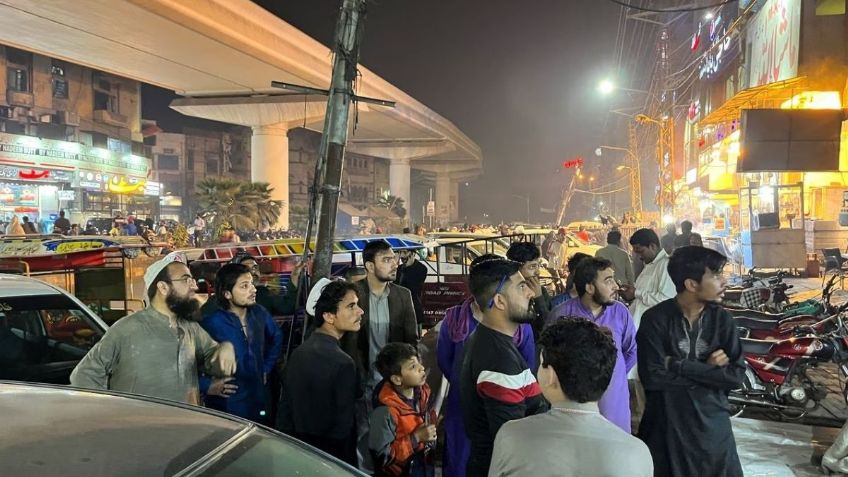 VIDEO: así sonó la escalofriante alarma sísmica en Pakistán durante el terremoto de 6.8