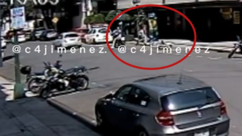 VIDEO | Alerta en Benito Juárez: balean a un ciclista por oponerse a robo en la Nápoles