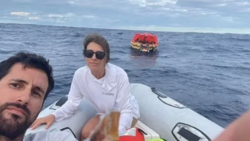 ¡De película! Turistas chocaron contra una ballena y quedaron varados en el Océano Pacífico por diez horas