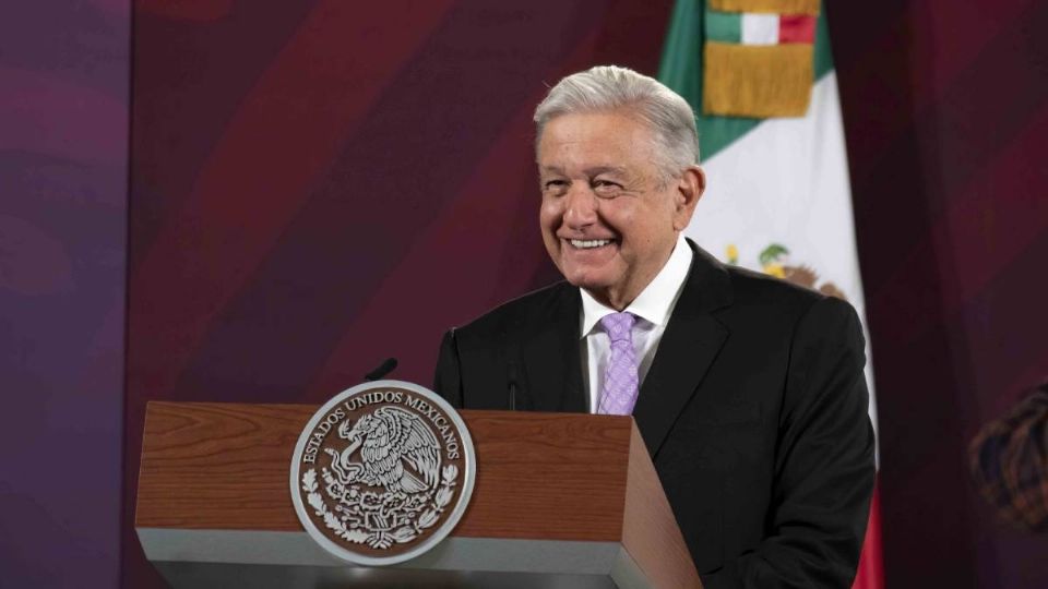 AMLO en  la Mañanera.