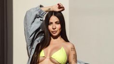 Jimena Sánchez roba suspiros con diminuto bikini de animal print