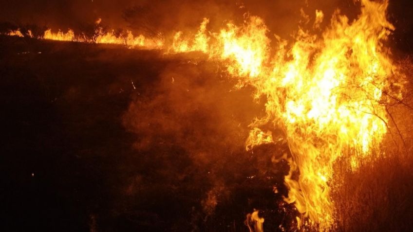 Sofocan incendio de pasto seco en el municipio de Aguascalientes