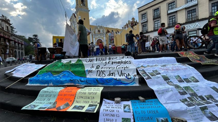 “El agua no se vende, el agua se defiende”: Ambientalistas en Veracruz piden parar megaproyectos