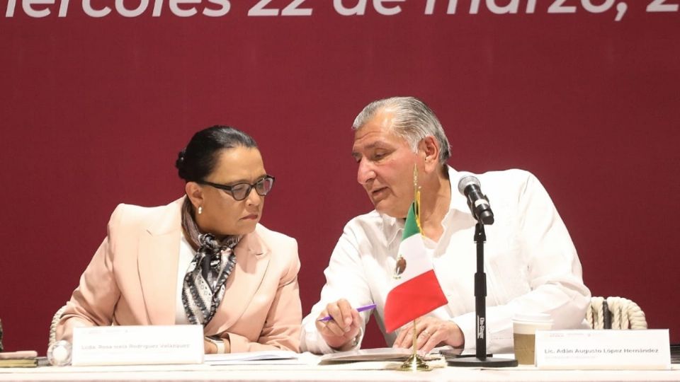 Rosa Icela Rodríguez establece las líneas de trabajo para la construcción de la paz