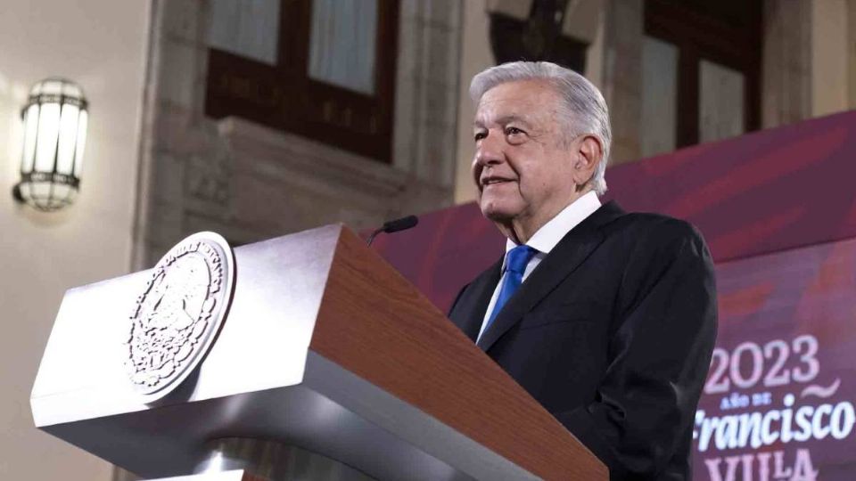 AMLO en la Mañanera.