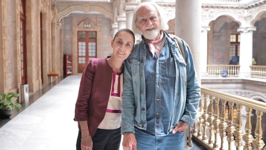 Claudia Sheinbaum sostiene reunión con el filósofo Armando Bartra