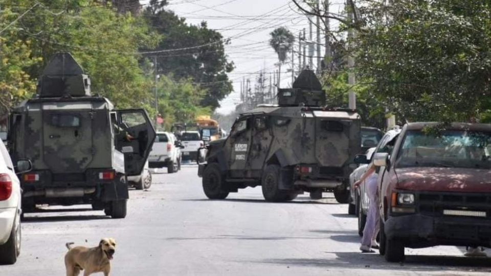 Participaron las autoridades de la Guardia Estatal, Guardia Nacional y elementos de Tránsito del municipio de Matamoros