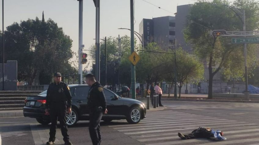 Amanece una persona sin vida en pleno Paseo de la Reforma, habría sido atropellado