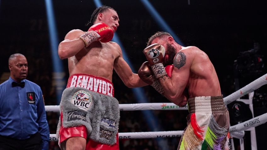 David Benavidez demolió a Caleb Plant y pidió a Saúl Canelo Álvarez