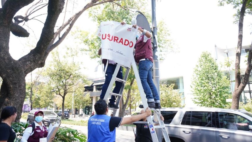 Miguel Hidalgo clausura pantallas publicitarias ilegales autorizadas por la administración anterior