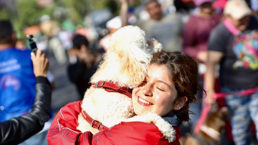 CDMX: cientos acuden al Primer Maratón Canino de Coyoacán