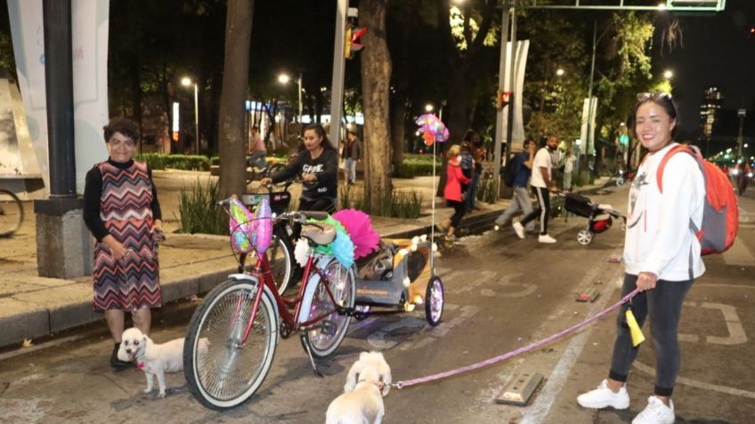 Más de 35 mil personas se dan cita en segundo Paseo Nocturno Muévete en Bici